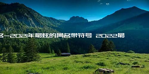 网名-2021年最炫的网名带符号 2022最新抖音昵称漂亮符号大全